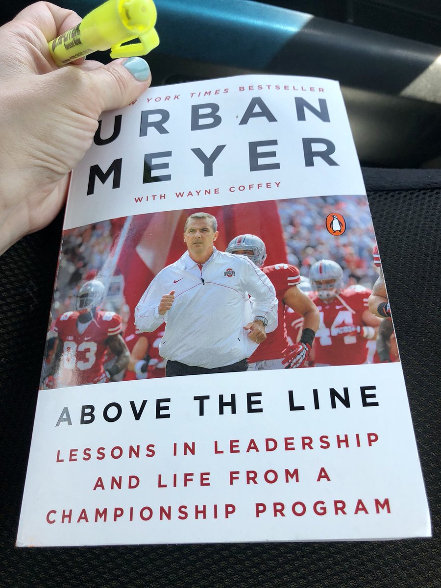fcsdsouth's tweet photo. Getting some good reading in while driving on our family trip. Wow, what a great book! Thanks @meyer_ds for book idea! #WEAreLakota #Timkight #Urbanmeyer #neverstoplearning https://t.co/jpCKbtdljR