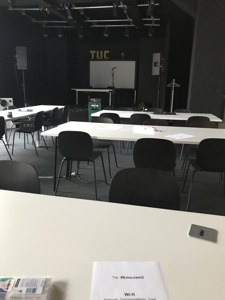 melodrivemusic's tweet photo. The space is set up and ready! see you tomorrow! #EmoJam2 https://t.co/6KCIotgtFH