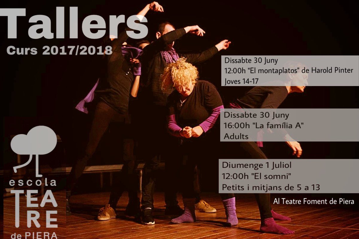 Veniu a veure els tallers d'aquest any!