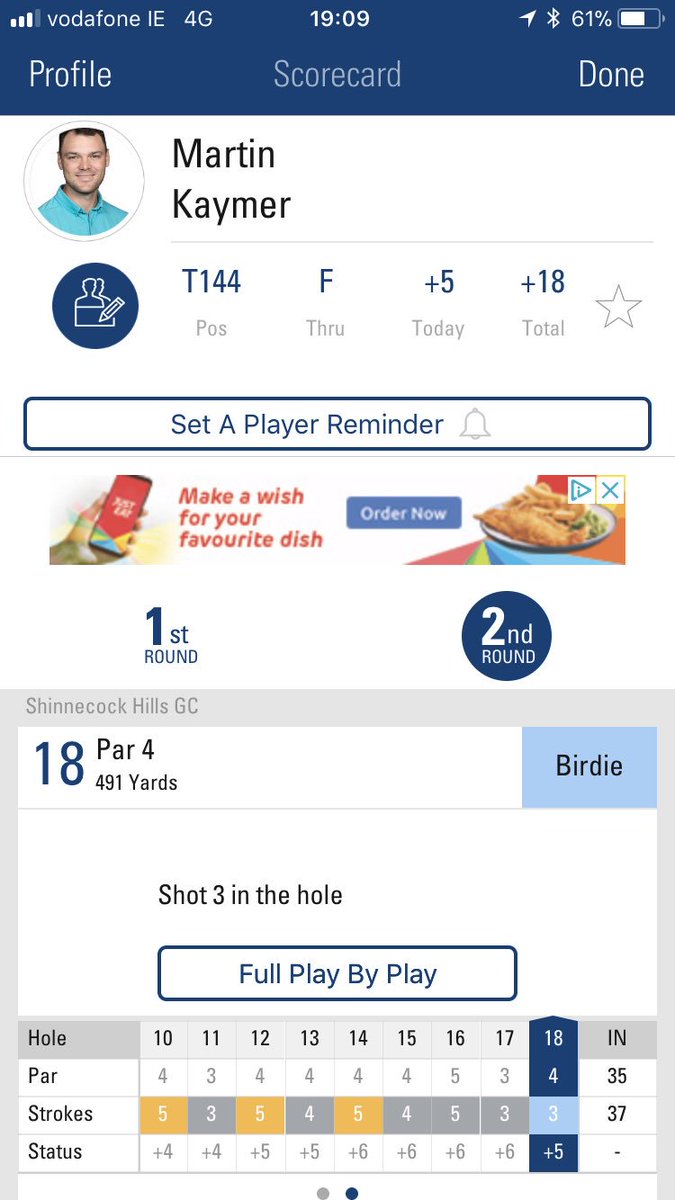 “Martin Kaymer I wouldn’t go near”..... Well, <a href="/MolloyJoe/">Joe Molloy</a> looks like you do know everything about golf! Can’t win them all <a href="/PeterLawrieGolf/">Peter Lawrie</a>! <a href="/GolfWeeklyOTB/">Golf Weekly</a>