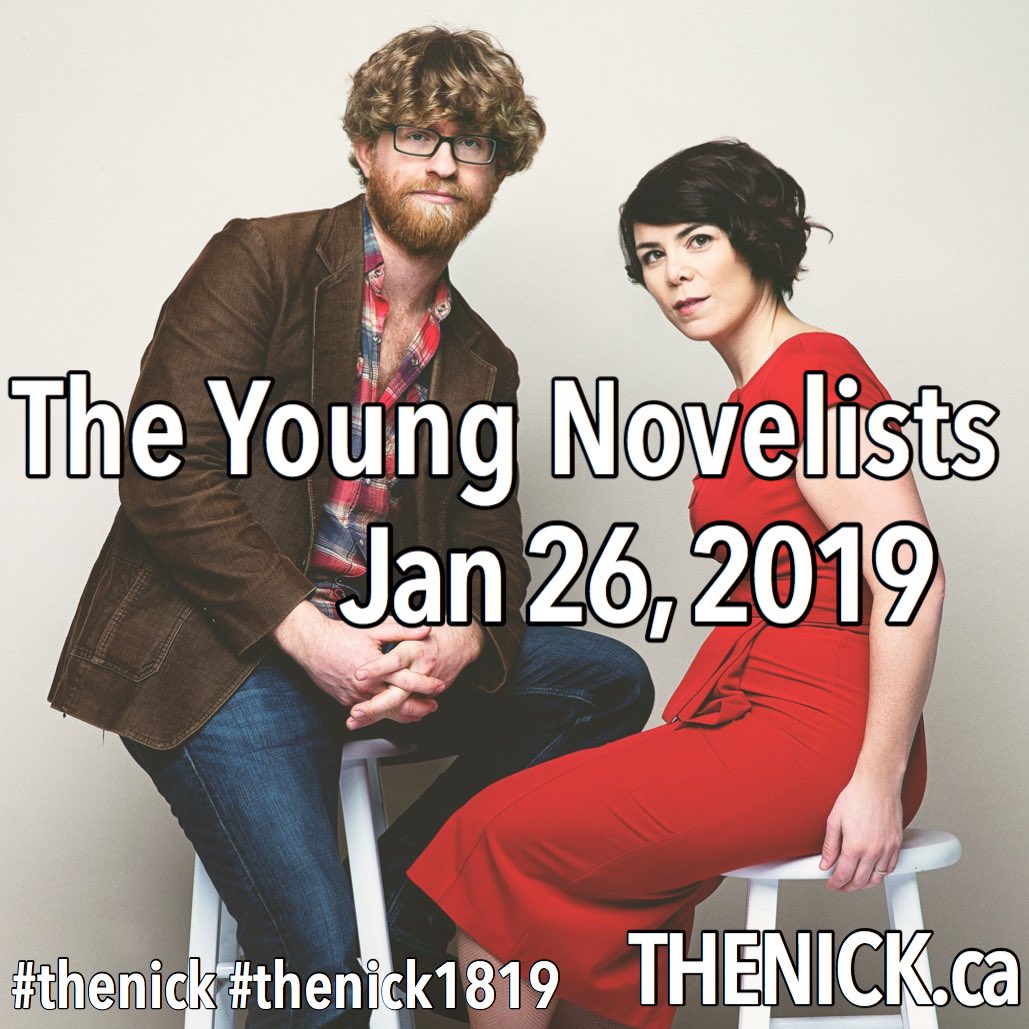 Season tickets for 2018-19 available now at thenick.ca/New/ including @young_novelists #thenick #thenick1819 #yyc #livemusic #livefolk #folkmusic #folkband #folkduo #singersongwriter #guitar #acousticguitar