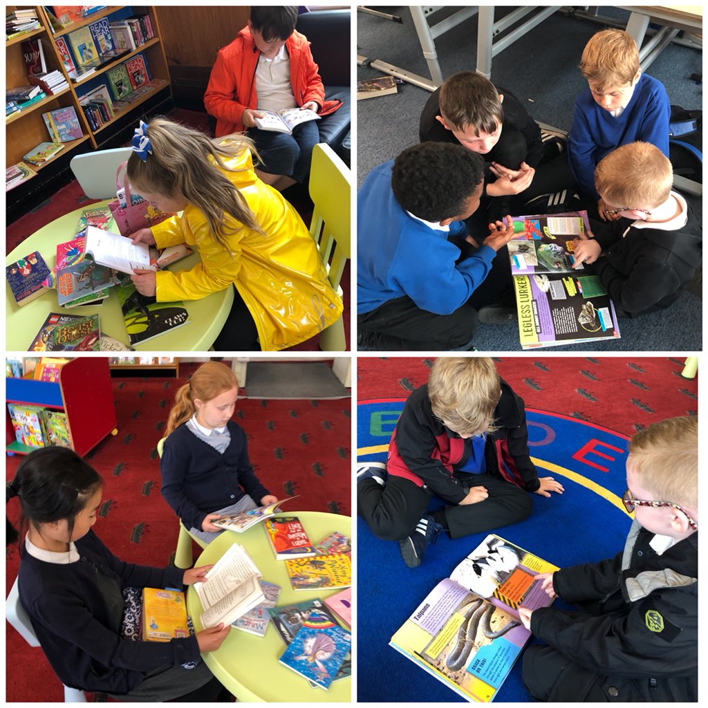 P4PiriePark's tweet photo. We enjoyed our last visit to the library together in p4 this afternoon! ☺️👍🏼📖 https://t.co/KaaAP9yWJb