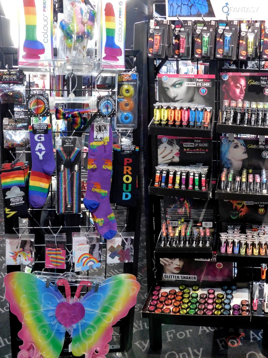 Visit your local FANTASY today for everything #PRIDE!
We have #pasties and #socks, #UV #blacklight #makeup from @PaintGlow, EVERYTHING you name it! Open #24hrs Hollywood and Fantasy Tigard.
#pdxpride #fantasywhatsyours