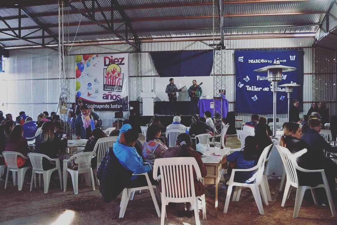 #BingoComunitario con nuestros vecinos del barrio Ricardo I festejando nuestro 10° aniversario 😍🎊🎇🎉