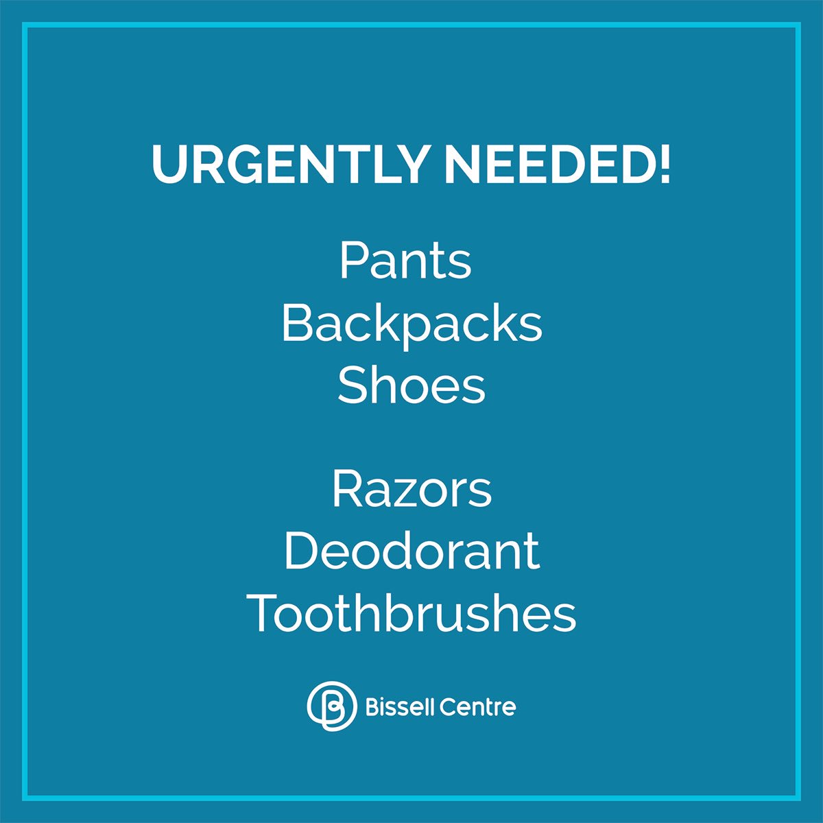 We are critically low on the following items. Can you help?

Sharing is caring! Please Retweet! 😌

Please drop off items at our Bissell Thrift Shop between 10am and 4:30pm, Monday-Friday. Thanks!!

#yeg #yegdt #endpoverty