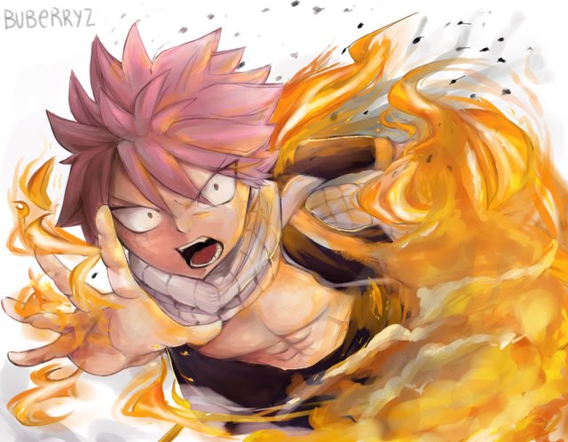 #fairytail #Natsu #art by buberryz