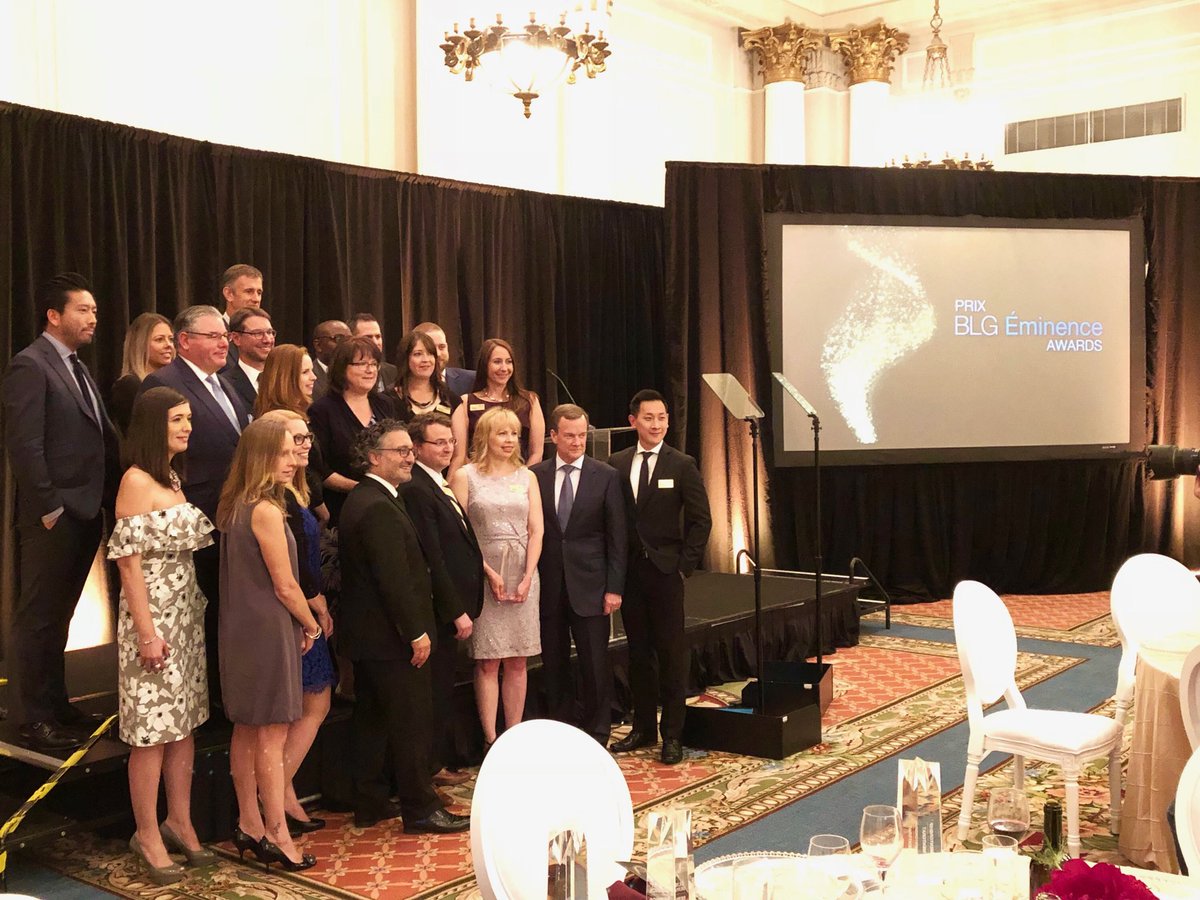 ruxx5's tweet photo. Thank you for one of the best evenings @BLGLaw. Éminence Awards Rock. https://t.co/evbzjtjcc5