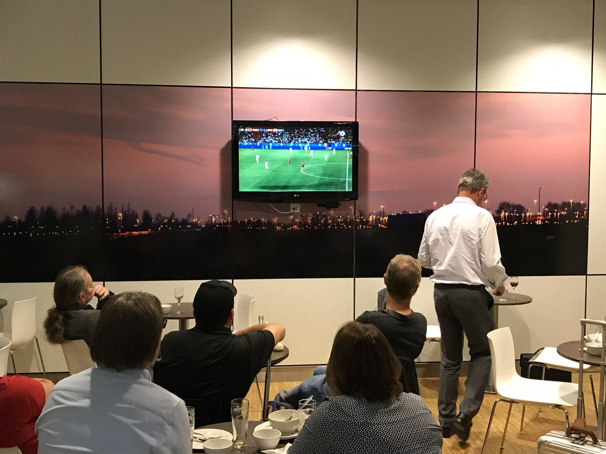 Football ⚽ uniting the world. A German watching POR vs. ESP in Amsterdam Airport (sorry NL 😢) with spectators from all over the world. <a href="/alanwalsh171/">Alan Walsh</a> <a href="/DinkoEror/">Dinko Eror</a> <a href="/PeterBronnimann/">Peter Brönnimann</a> <a href="/Riquet28/">Eric SELLIER</a> <a href="/LombaJess/">Jess Lomba</a> <a href="/CKeeffr/">Christine O'Keeffe</a> <a href="/Charlie_Higuera/">JoseCarlosHiguera</a> <a href="/marycaykosten/">Mary Cay Kosten</a> <a href="/LauraRossi1973/">Laura Rossi</a> @mspoetter