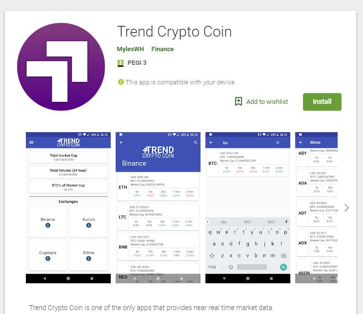 TrendCryptoCoin's tweet image. Our app is now available on the play store!
play.google.com/store/apps/det…