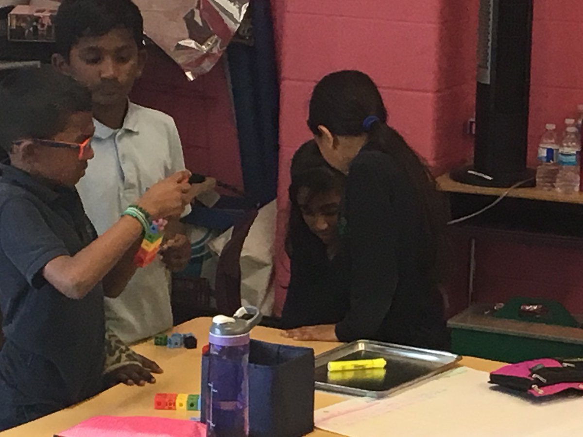 IrvingClassroom's tweet photo. Working together, showing understanding about fractions, then drawing a diagram of the views, perimeter and area. Some awesome objects for their theme! @BrooksidePSTDSB #fraction #AreaPerimeter #geometry https://t.co/Nju8fL1NmQ