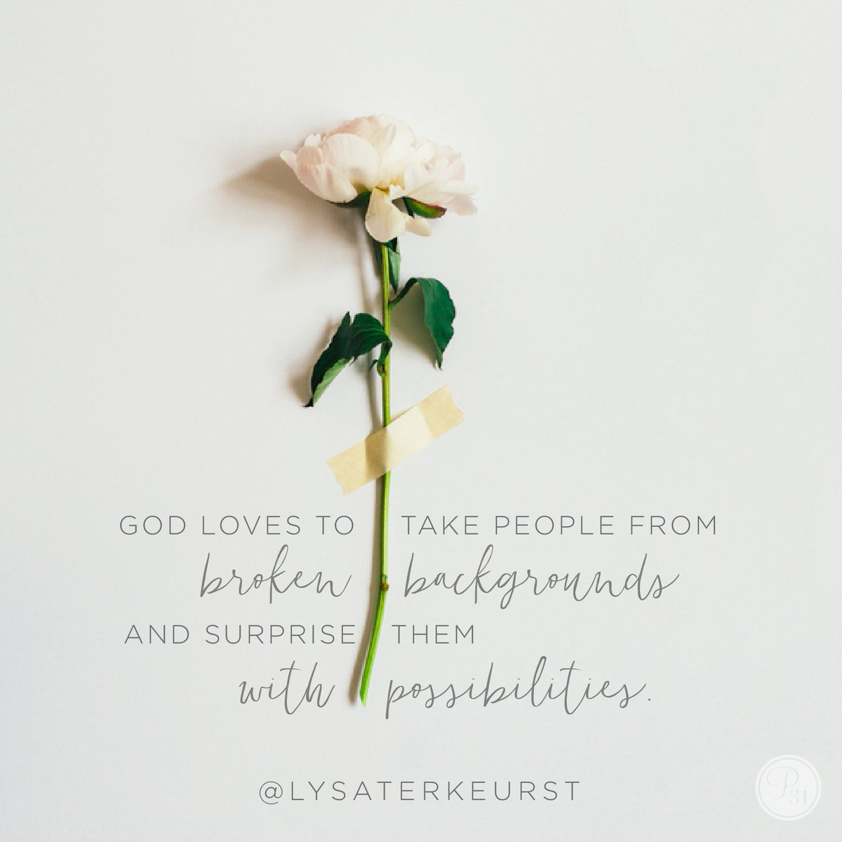 LysaTerKeurst's tweet photo. Dare to believe it, sweet friend. You are never so broken that God can’t take your story and use it for good. https://t.co/LuteyrxHU2