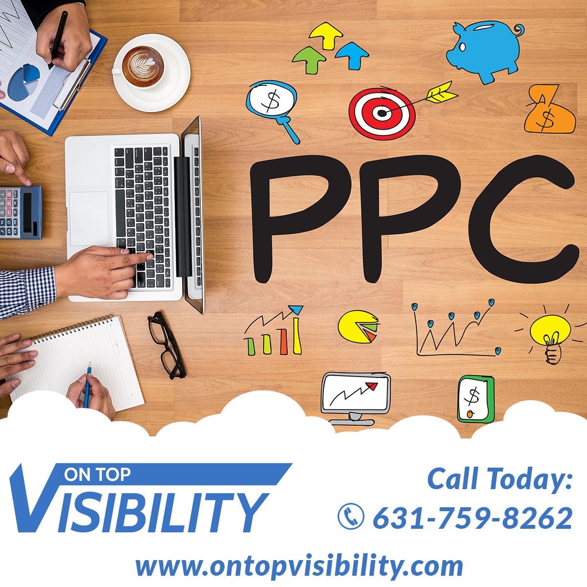 ontopvisibility's tweet photo. It can be difficult to personally manage a Pay Per Click campaign. You want to maximize your clicks while maintaining your budget so it does not cost a fortune. At On Top Visibility, our experienced PPC staff can help maximize your clicks. #marketing #PPC #design #tech #internet https://t.co/K6sbwtxX7d