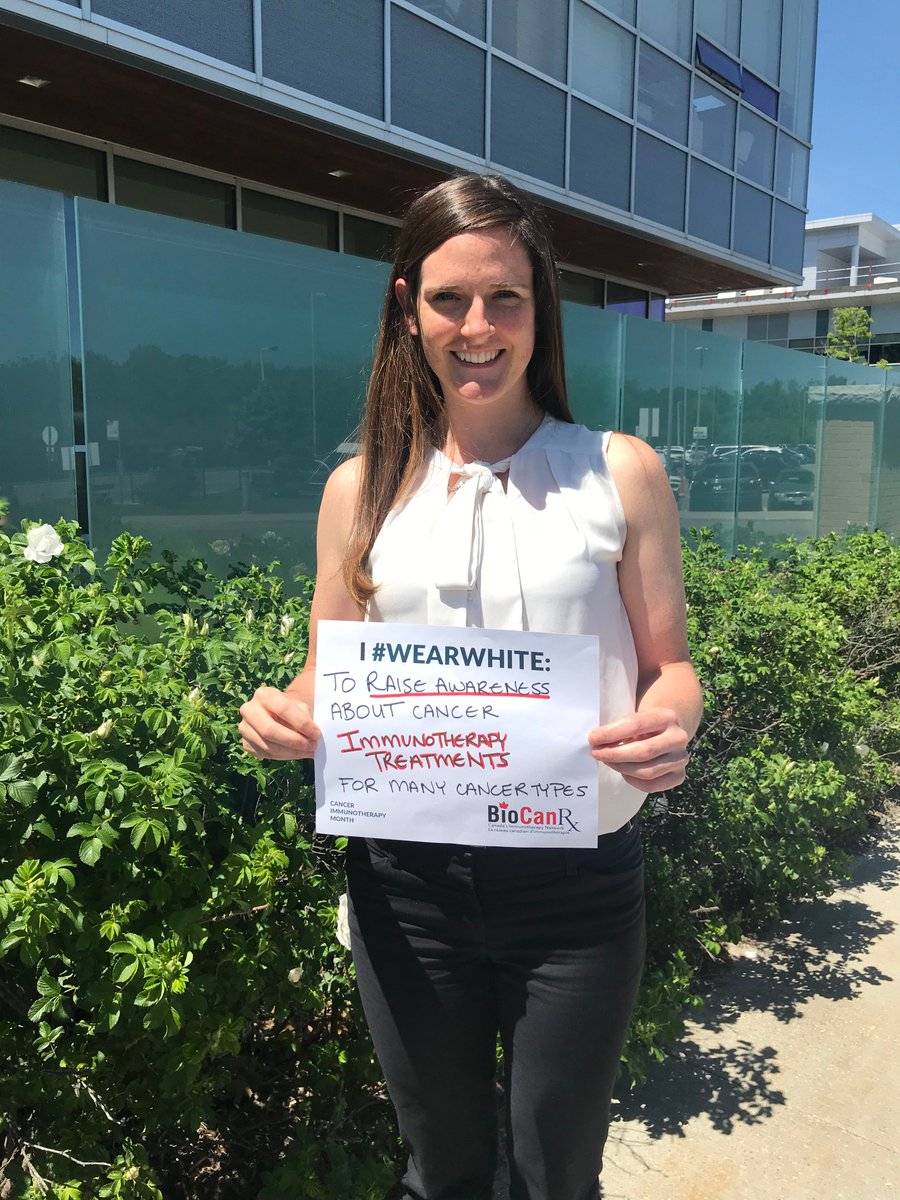 .<a href="/megankmahoney/">Megan Mahoney</a>, Manager of Training Programs at #BioCanRx, on why she supports cancer #immunotherapy! #wearwhite