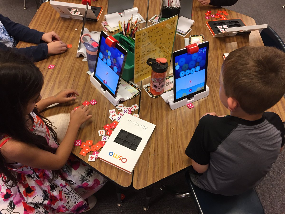 Montclair_BSD's tweet photo. Making learning fun! Kindergarteners add/subtract with Osmo @Montclair_BSD https://t.co/Fk5xcVsoPp