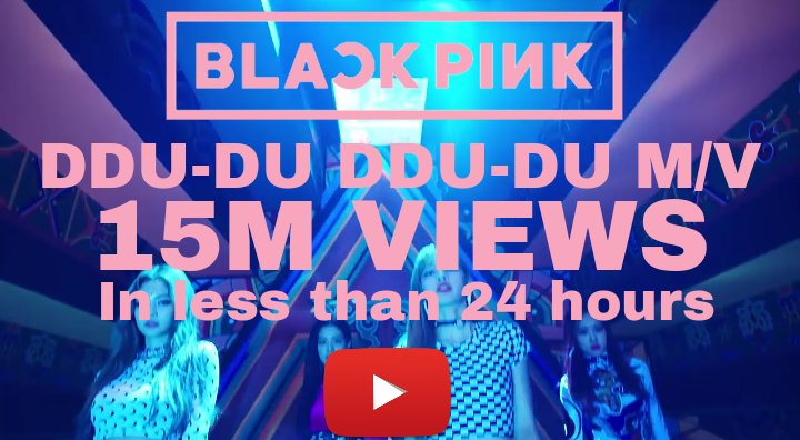 The #DDU_DU_DDU_DU teaser has reached 15 views in less than 24 hours!
#BLACKPINK ARE THE BEST!🖤💗
#SquareUp <a href="/ygofficialblink/">BLACKPINK GLOBAL BLINK</a>