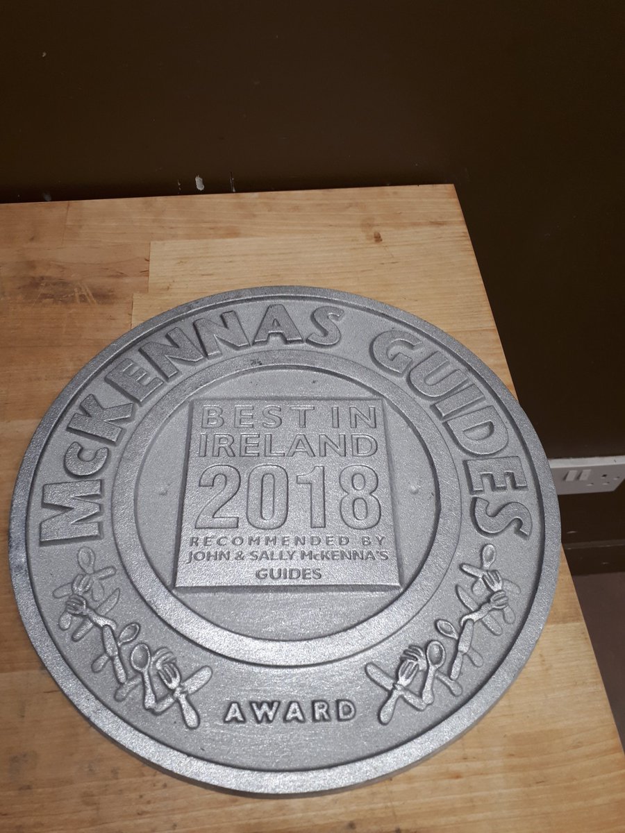 Delighted to have been recommended by The McKenna guide best in Ireland for 2018. We are only 6 months old so to get it this soon is a great achievement. 
Big thank you to all our customers that have supported us and enjoy our food...
#thebrownpig