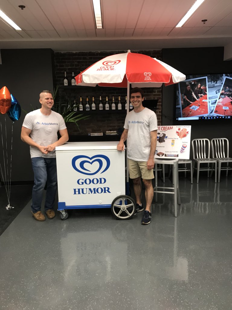 adrianajsaroki's tweet image. Free ice cream at Arbormetrix! #Arbormetrix #A2techtrek