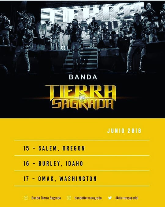 Gabriieeliitha's tweet photo. Presentaciones de este fin de semana en USA, 
Viernes 15 estarán en Salem, Oregón.
Sábado 16 estarán en Burley, Idaho y el Domingo 17 en Omak, Washington.
Cantando todos sus éxitos y agarrando buen ambiente 😊❤!  #TeamIncomparables #IncomparablesDeCN https://t.co/Jl0fl8qQZ1