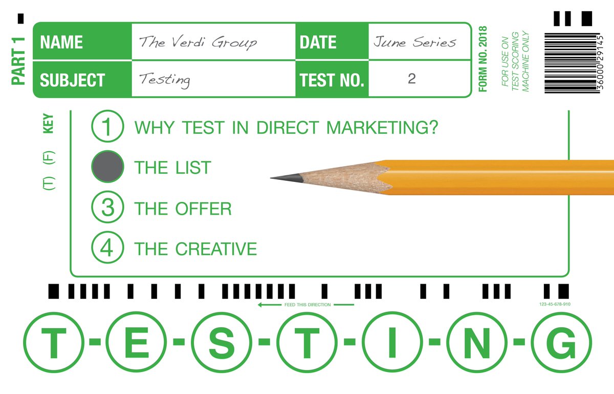 TheVerdiGroup's tweet photo. What’s the key to direct marketing success? At The Verdi Group, we believe it’s the mailing list! Read part two of our direct marketing testing series at https://t.co/pAAOzUPcb0 https://t.co/8S1nnaQCiO