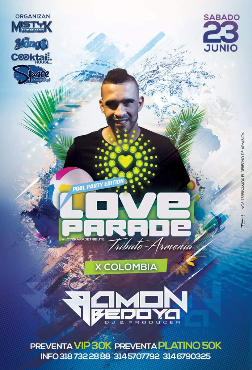 <a href="/DjRamonBedoya/">Ramon Bedoya</a> sonando este 23 de junio en el <a href="/loveparade/">martin</a> armenia¡¡
Nos vemos¡¡¡