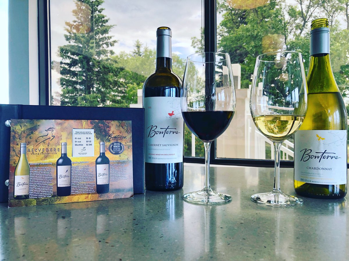 BelvedereGCC's tweet image. Be sure to try out @bonterra organic wines next time your dining at Belvedere! #belvederegcc #whyibelong #bonterrawine #bonterravineyards #winetime