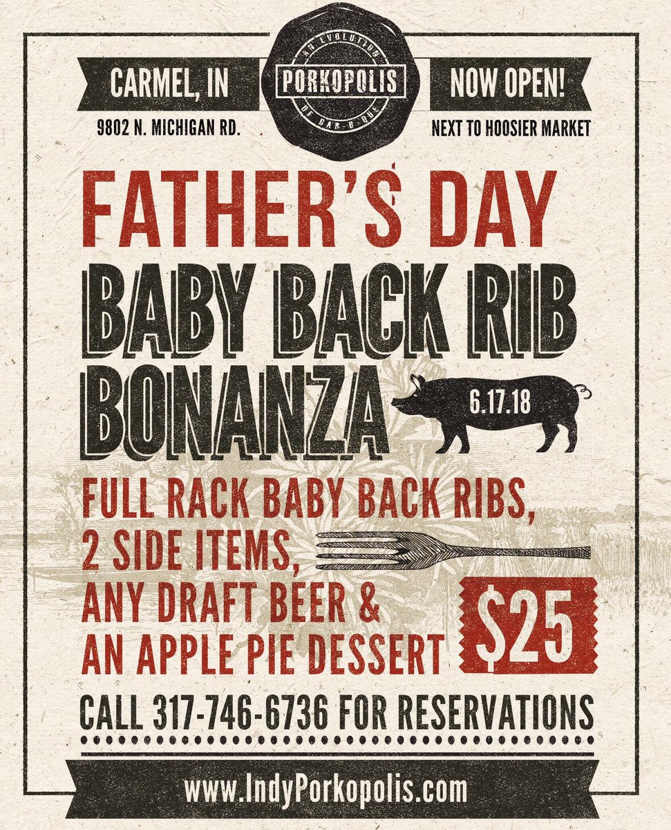 We’re celebrating dads with hearts as big as their appetites. See you soon for bbq, Indy!