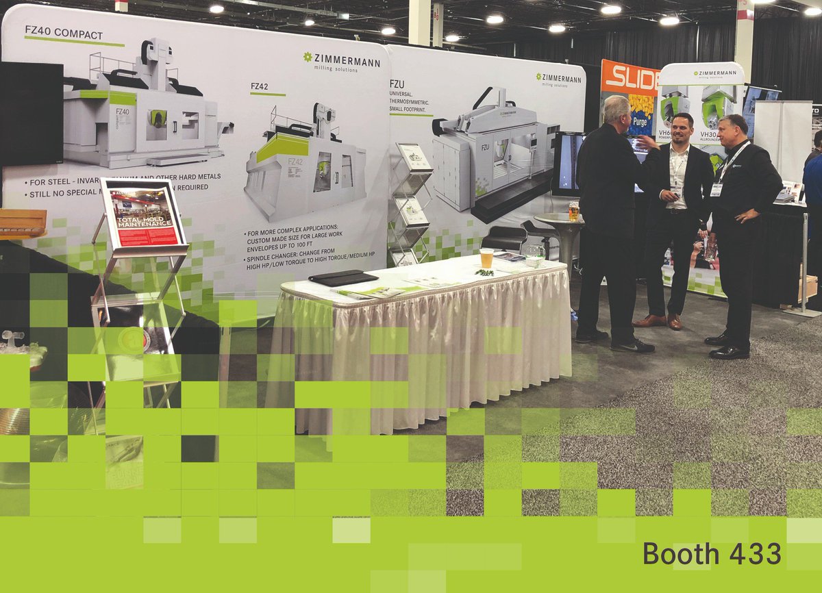 Zimmermann_Inc's tweet image. We had a successful time at @amerimold this week! Thanks for putting together such a great event, @MMTMag! #MoldMaking #MoldMakingTechnology #MoldMakingExpo #ZimmermannMilling #MillingMachinery #Mfg #Manufacturing #Industrial #Engineering @MMT_KarenC @MMT_CyndiK @MMT_ChristinaF