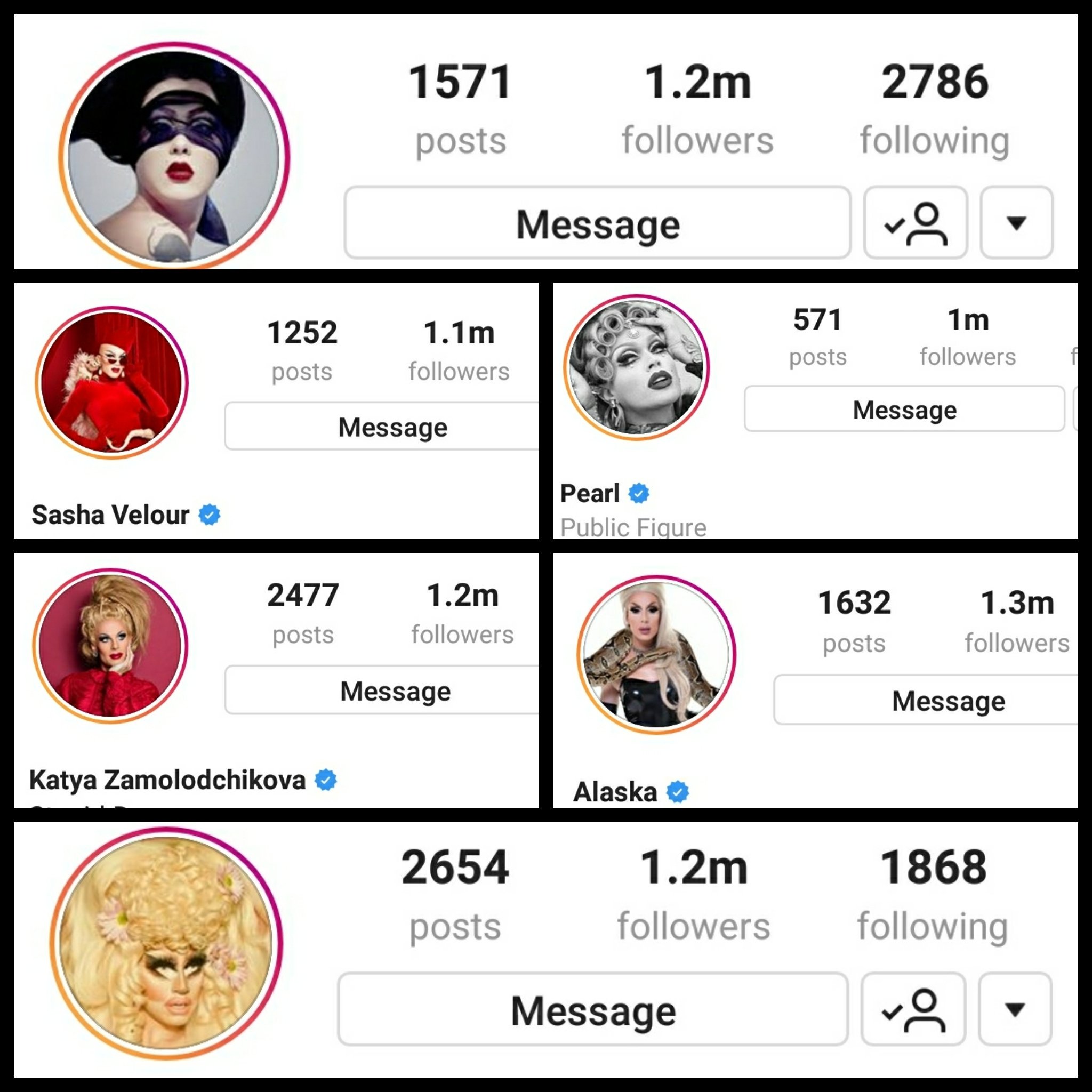bob the drag queenverified account - most followed drag queen on instagram