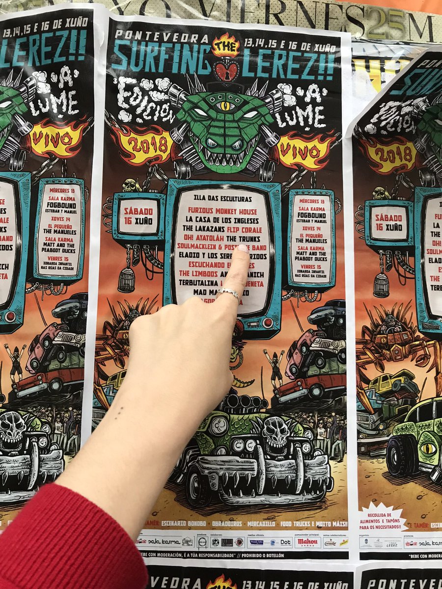 Lo que me gusta a mi el catel del <a href="/surfingthelerez/">Surfing the Lerez</a> de este año... y que <a href="/TheTrunksband/">BRÏZA</a> toquen en el escenario <a href="/mahou_es/">Mahou</a> !!! #Briza 🔥💥👏🏼🙌🏼