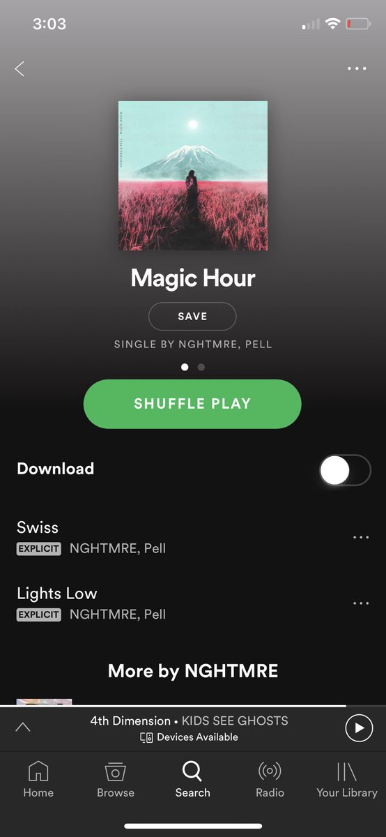 PELLYEAH's tweet photo. Whatโs yโall favorite track between the two ? #MagicHourEP @NGHTMRE https://t.co/5OaLypwisb