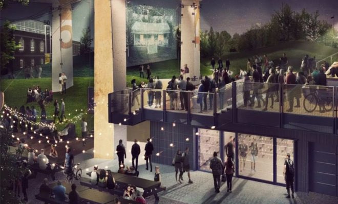 The Bentway: grand projet de Ken Greenberg à Toronto. Une place publique innovante sous la voie autoroutière « The Gardiner » s’inscrivant dans une transformation globale de la ville centrée sur l’humain. #FrontièreIA