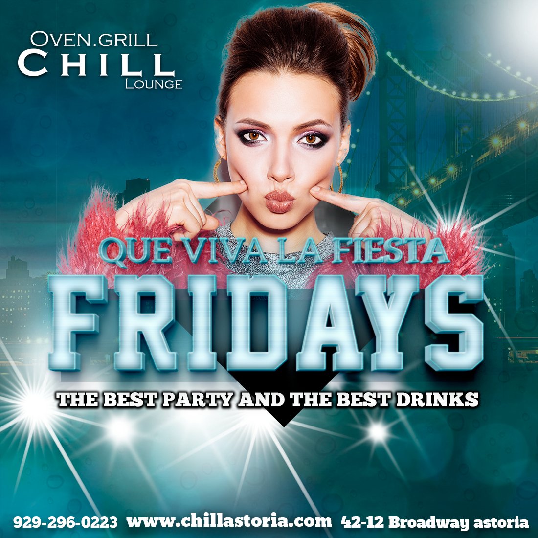 Party kind of Friday at #Chill, have the best night with us!!!

#chill #chill #justchill #spycebar #chilllounge ## astoria #astoriafood #astorianights #astorianightlife #nyc #nycnights #astoriaqueens #nycfood #foodporn #queensfood