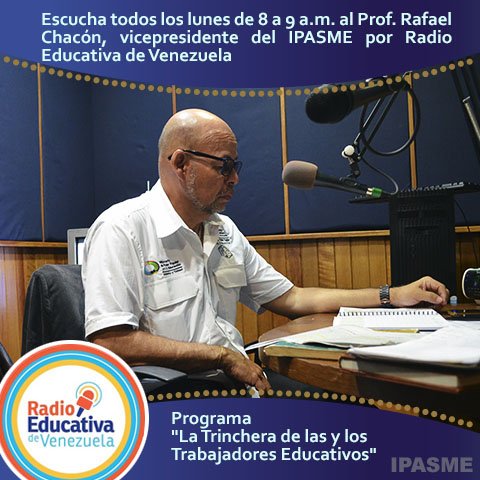 IpasmeOficial's tweet photo. #IMPERDIBLE | El IPASME te invita a sintonizar este lunes #18Jun el programa #LaTrincheraDeLasYLosTrabajadoresDeLaEducación conducido por el vicepresidente del IPASME, @Rafaelsimonchac por @RadioEducativaV ➡️https://t.co/vh0yVTDFuv   ¡No te lo pierdas! https://t.co/YL1rzERUz0
