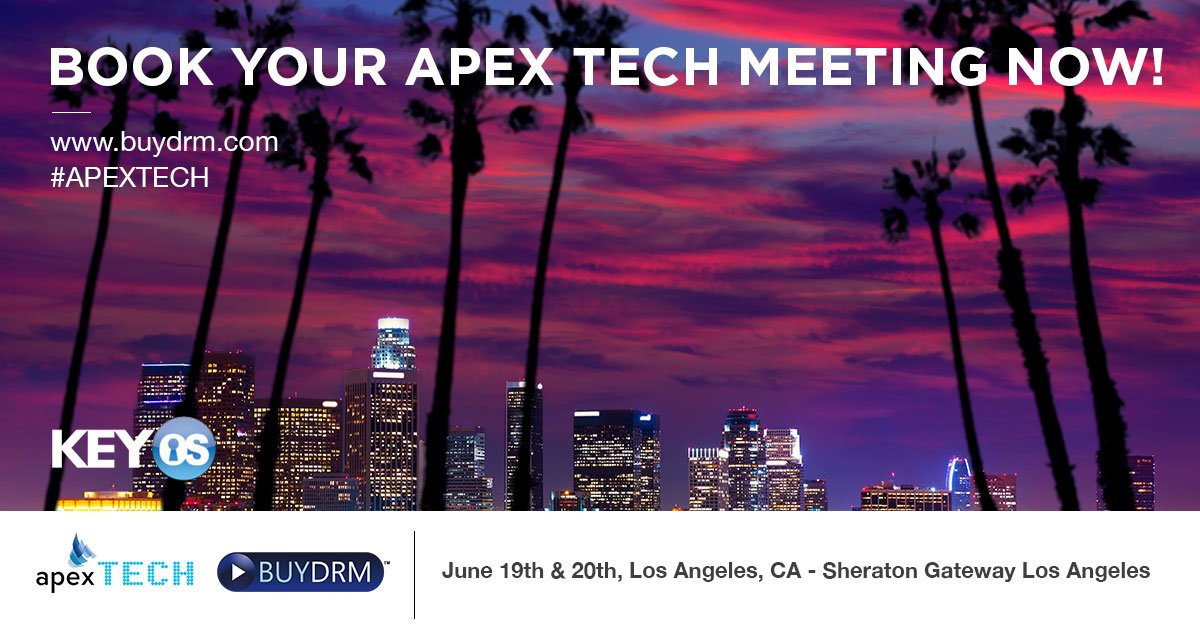 BuyDRM's tweet image. Next week BuyDRM will be at  @theAPEXassoc TECH in Los Angeles, CA. Make sure to book your meeting today! goo.gl/64XsZN #APEXTECH #BuyDRM  #KeyOS #ife