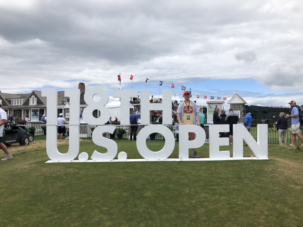 Great day at the @usopengolf #USopen in #ShinnecockHills #Sweepstakes