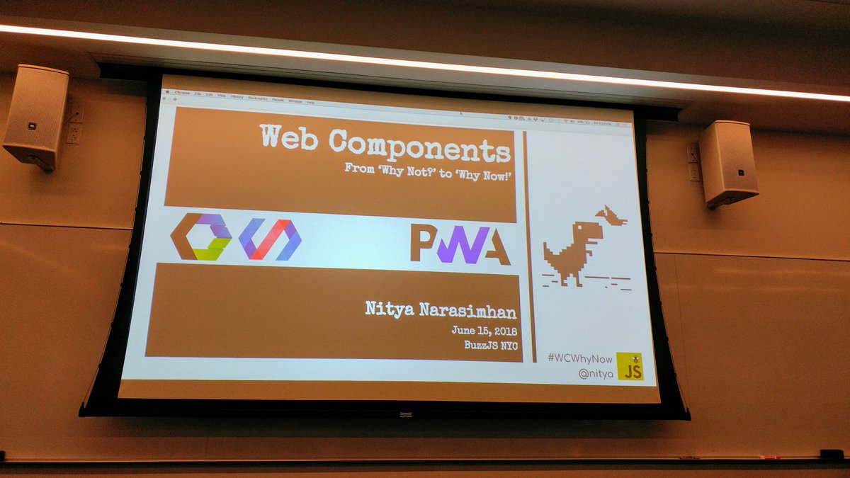 chiefcll's tweet photo. Always enjoy @nitya talks at #buzzjs
#wcwhynow https://t.co/HflZXe9pA0