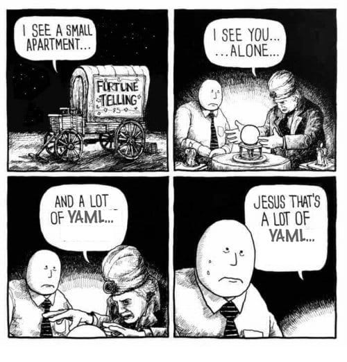 I see lots of YAML