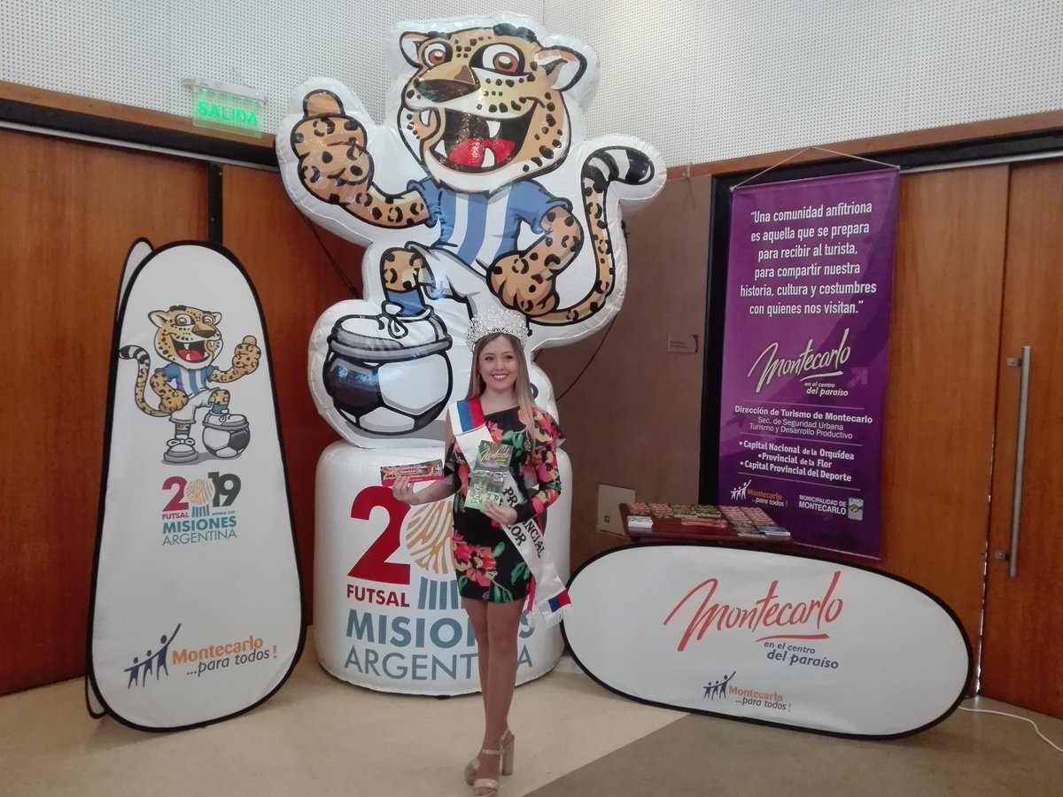 DeportesMcarlo's tweet photo. #Fetur2018 #Montecarlo #Misiones Promocionando el #MundialDeFutsal2019 y sus atractivos. #MontecarloEnElCentroDelParaiso te espera! @3Tercertiempo @GenesisMultime @bettinaforster @BeluhGaleano @redciudadanafm @ElvaCarballo @tv12misiones @radiotrestres @gobmisiones @tnlocalmcarlo https://t.co/4hPSKqmbX1