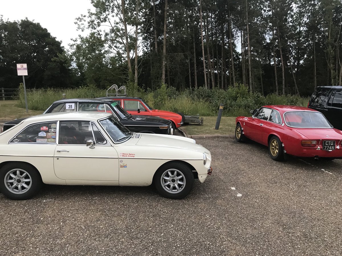 ChelmsfordMC's tweet photo. Rally cars set ready to go for tomorrow. #EAC https://t.co/A2CucUUxWw