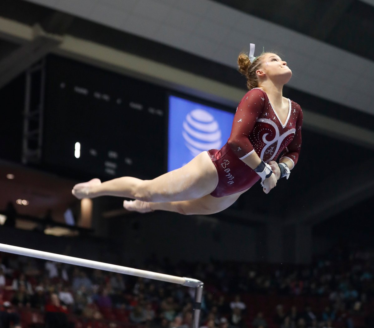 BamaGymnastics's tweet photo. With Mackenzie Brannan’s three @CoSIDAAcadAA honors, a total of 13 Alabama #gymnasts have now earned the prestigious accolade 23 times since 1986, the most of any gymnastics program in the nation. 

#ClassroomChampions #FierceGrace #RollTide https://t.co/Bw2mSJRqF4