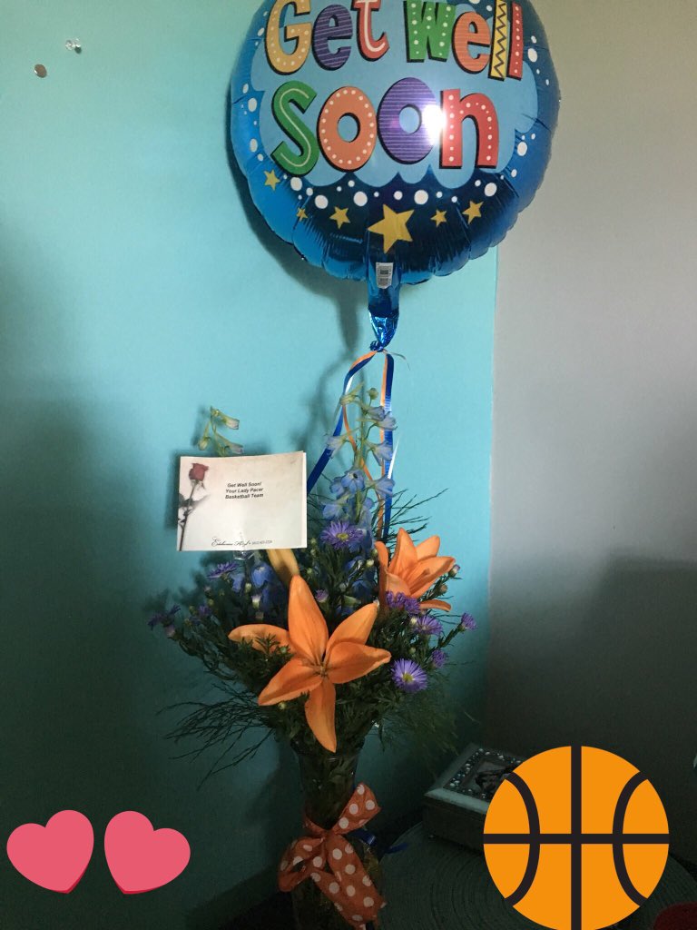 Thanks coach Boggs and lady pacers for thinking of Kyah!