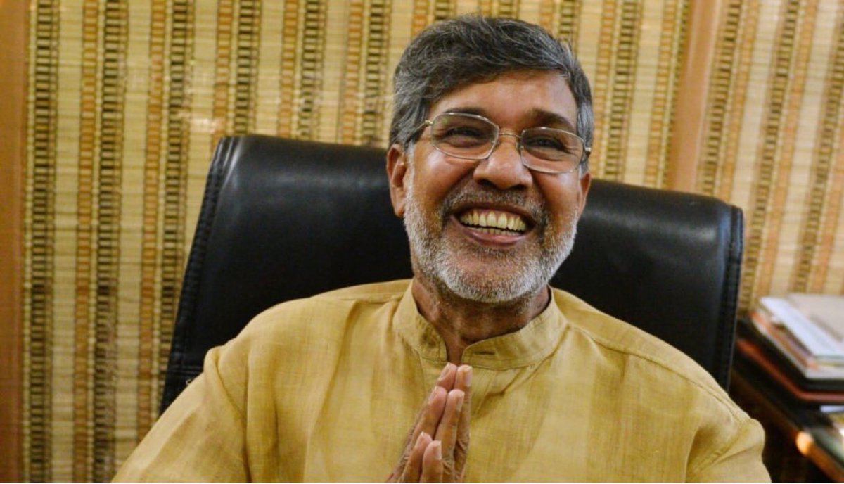 CEEBuenaNueva's tweet photo. #DivaldoFranco recibió hoy al Premio Nobel de la Paz 2014, el indio #KailashSatyarthi, quien lucha por los derechos de los niños y por una mayor inversión en educación en detrimento de los presupuestos de defensa. Para él sólo la educación puede erradicar el trabajo infantil 🙏🏽 https://t.co/pOsbTgGkev