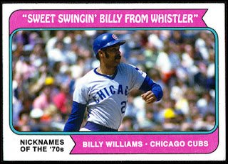 Happy 80th Birthday to \"Sweet Swingin\ Billy from Whistler\"!!!! great & HOFer Billy Williams! 