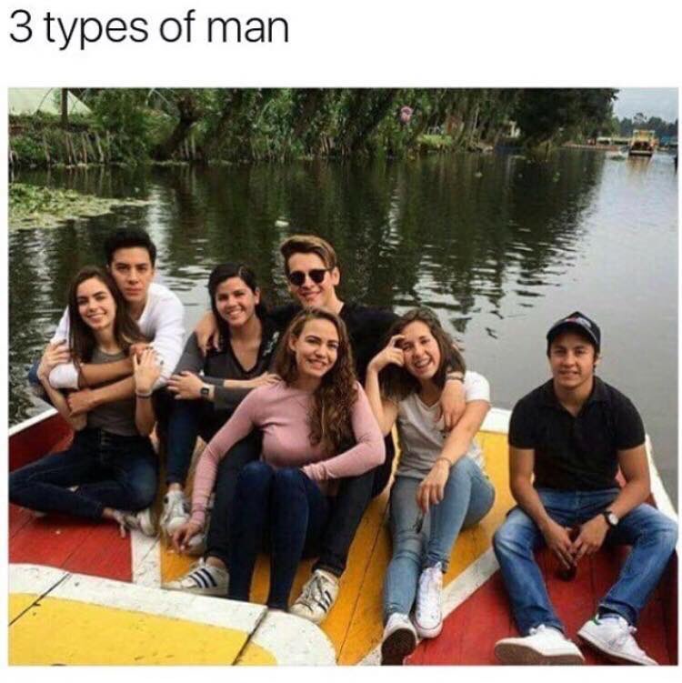 Celebrating of 3 type of men