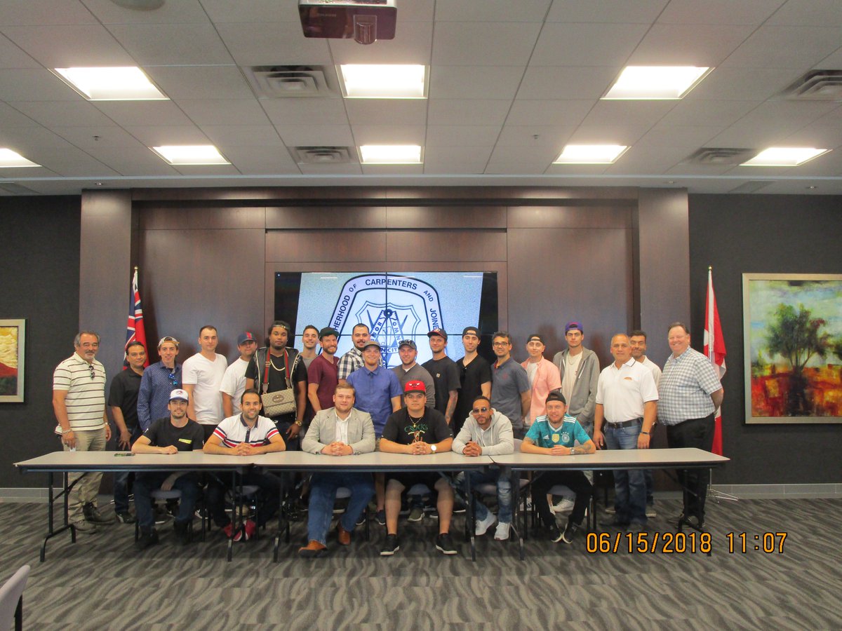 IFSTC's tweet photo. Congrats to our ADVANCED #Drywall Acoustic grads!  Thank you to our generous and continued sponsor OAS Inc. for the Top Apprentice Award; recipient=Kyle Banks and our Top H&amp;S Apprentice is awarded to James Cory Hardy! https://t.co/ayRbVpXcnN