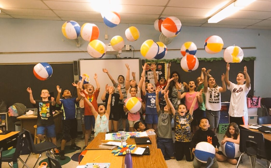 What a fun year together! Successful end of the year party! 4T is getting ready for summer. ☀️😊 #sjgtweets