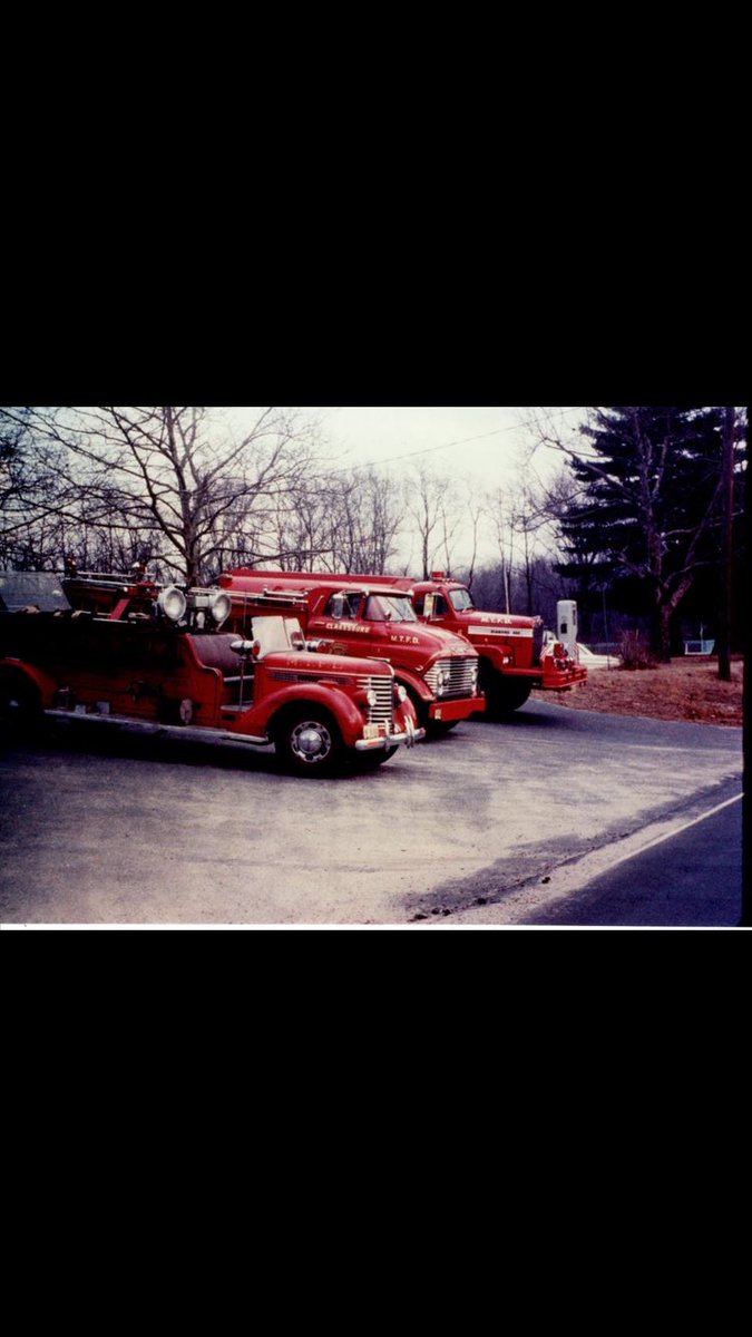 Its "Fire Truck Friday" and the feature of the day is a group shot from the past. The "FTF" feature includes the 1941 Diamond T, the 1960 GMC / Great Eastern and the 1968 Diamond Reo tanker. This picture represents the fleet of the late 1960's.