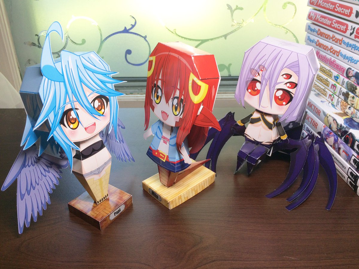 Seven Seas On Twitter And This Is Just A Taste This Book Has 20 Original Templates Including Centorea Suu Mero And More It S Out June 26th 17 99 Pre Order Monster Musume Monster Girl Papercraft,Anime Girl Easy Drawing Images