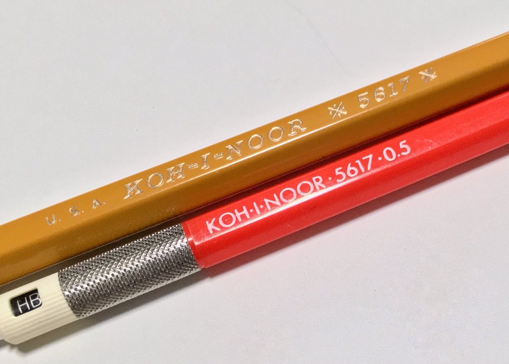 廃盤シャーペン Same number, same brand, different era 🙂 Koh-I