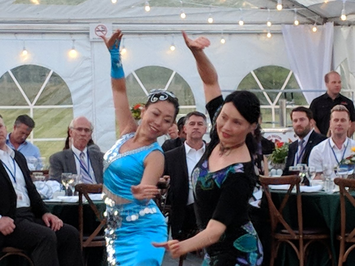 PDyster's tweet photo. .@TownOfAjax wanted to show off #culturaldiversity for @GLSLcities mayors. Wow, @MayorParish, did you ever get that done! https://t.co/U7oTlLREJ5